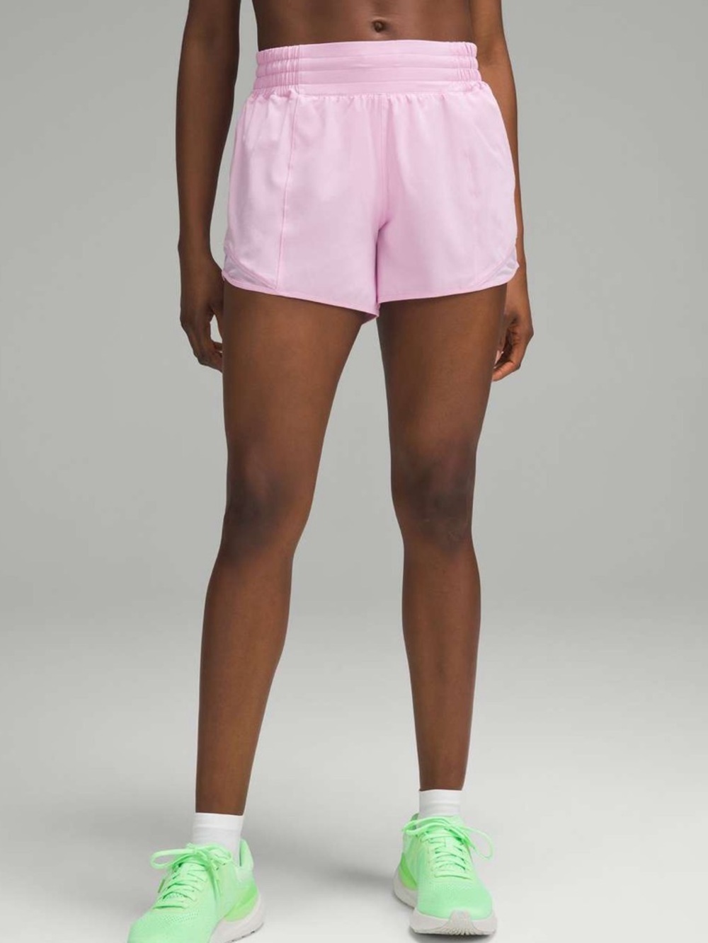 Lululemon Hotty Hot High-Rise Lined Short 4" Vitapink SZ 8